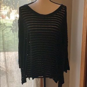 Hard Tail black eyelet top- worn once!